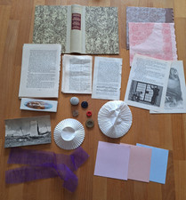 Vintage Papier Scrapbooking Material Zubehör Junk Journal Album Set 50 Teile