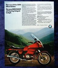 BMW Motorrad R 80 RT Werbung 1982
