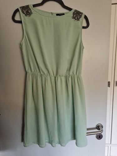 Kleid mint grün - grün, zara