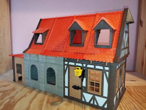 Großes fachwerkhaus mit - großes,