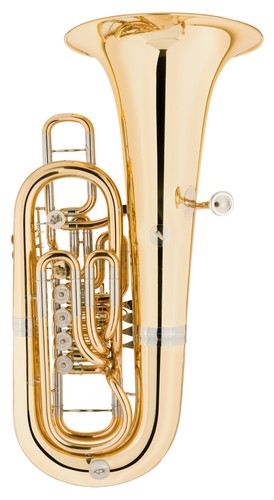Klarlackierte tuba aus - klarlackierte,