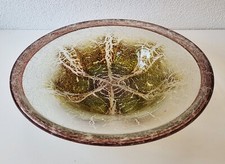 Schöne WMF Ikora Schale - Toller Farbverlauf Braun / Neongrün - Art Deco um 1935