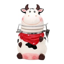 Keramik Vorratsdose "Kuh" mit