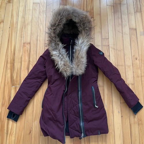 Rudsak burgundy down parka - rudsak,