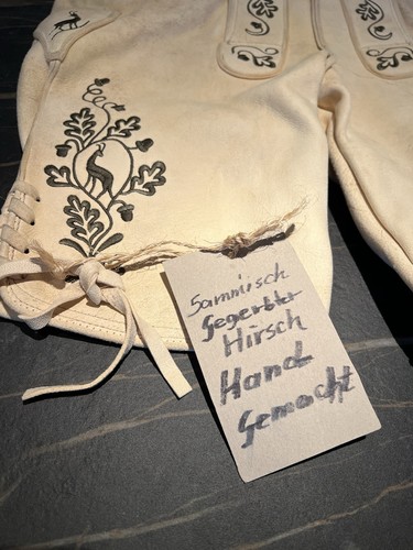 Hirsch lederhose handgemacht - handgemacht,