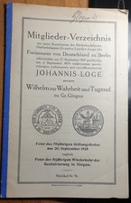 Gr. Glogau Loge Johannisloge /