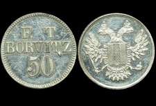 WERTMARKE: 50 Pfennig, Zinn