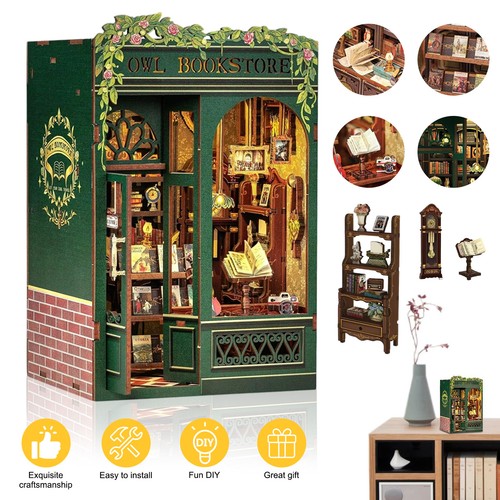 Book nook kit diy - book,