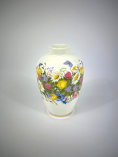 Porzellan Urne Nymphenburg Rudolf Sieck Blumen Wiese Malerei Vase Deckelvase Alt