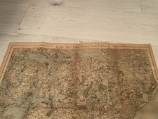 Alte Karte der Umgebung von