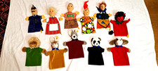 Steiff Handspielpuppen Konvolut (11 Stück) - Kaspertheater & Tiere-1980er Jahrer