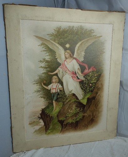 Antikes schutzengelbild kinder - antikes,
