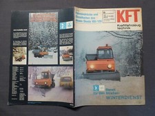 KFT Kraftfahrzeugtechnik 11 / 1976,IFA - Multicar 24 im Winterdienst, DDR