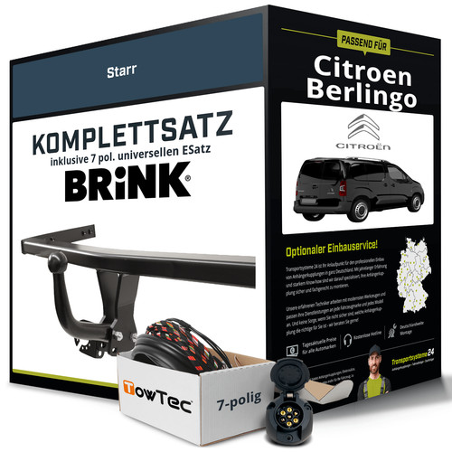 Anhängerkupplung brink starr - anhängerkupplung,