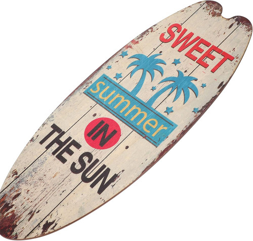 Holz surfbrett deko wand oder - surfbrett, wand-