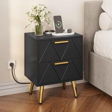 Nachttisch mit 2 Schubladen 2