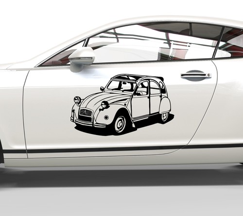 Autoaufkleber citroen 2cv6 - autoaufkleber,
