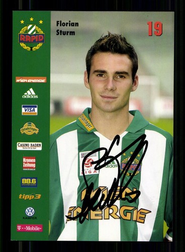 Florian sturm autogrammkarte - florian,