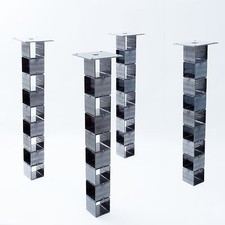 4x Tischbein Tisch selber bauen Bausatz Tischgestell Loft Eisen Steel Designer