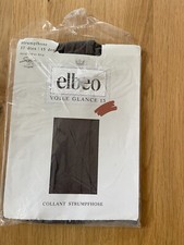 Strumpfhose elbeo Voile Glance 15 - granit - Gr. II
