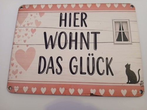 Holzschild mit spruch neu - mit,