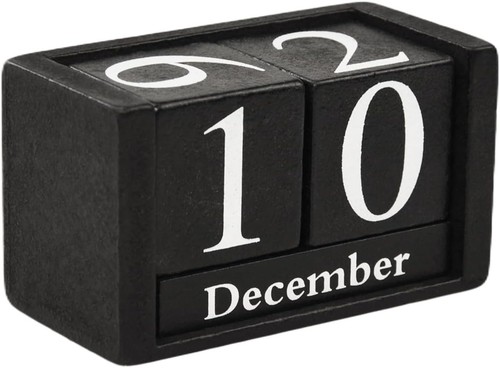 Holz tischkalender ewiger - tischkalender,