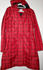 CECILIA CLASSICS 36/38 Damen Regenmantel rot kariert