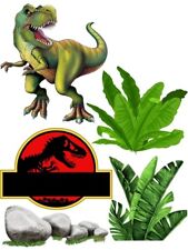 Dinosaur Essbar Rex Party Tortenaufleger Torte  Geburstag Zuckermasse + TEXT