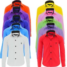 GILLSONZ A7 Kinder Party Hemd freizeit Hemd bügelleicht Gr.86-170