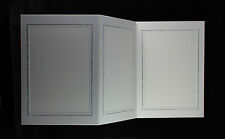 5 Stück Leporellos Silberrand