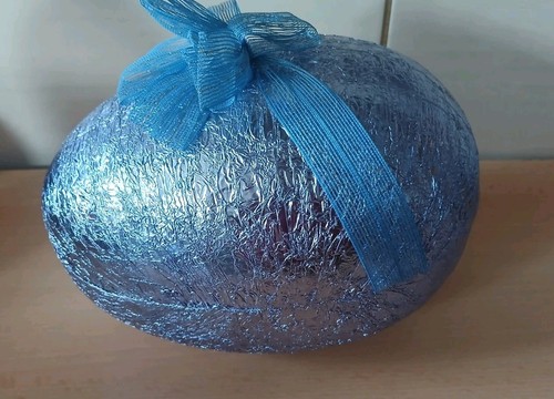 Ddr osterei mit alufolie - osterei,