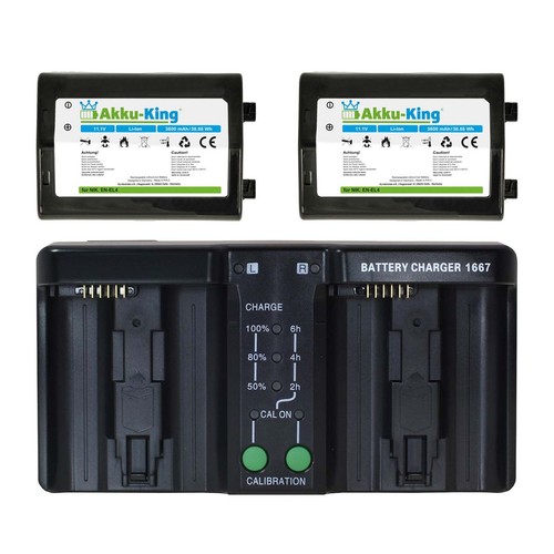 Duo akku ladegerät für - duo, nikon