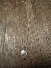 Nr. 125 Modeschmuck Halskette Blume des Lebens 23,5cm Länge