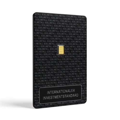 Goldbarren g feingold - goldbarren, 0,5