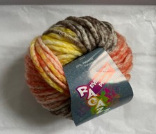 Lana Grossa Ragazza Everybody Print, 50 g, Farbe 305-Natur/Braun/gelb/Orange