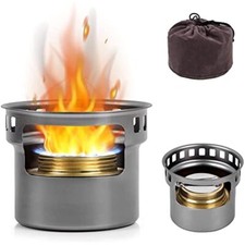 Tragbarer Outdoor Mini Spiritusbrenner Spirituskocher Alkohol Herd Campingkocher