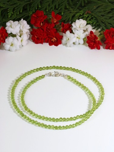 Peridot kette - peridot,