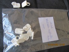 10 Selbstklebehaken Klebehaken Raffhaken Handtuchhaken weiss