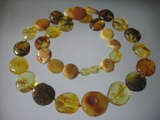 Bernstein Kette Geschliffen