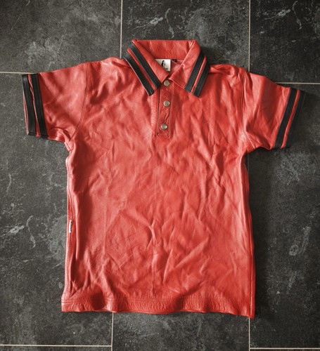 Poloshirt aus leder von - poloshirt,