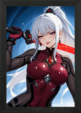 Anime Mädchen mit Schwert