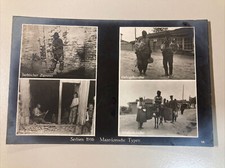 1916 Foto AK Serbien Mazedonische Typen Händler Zigeuner Sattler