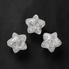 10 Acryl Perlen Sterne Crash