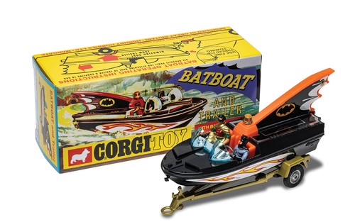 Batman batboat corgi - 1:43,