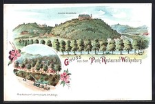 Lithographie Wolkenburg