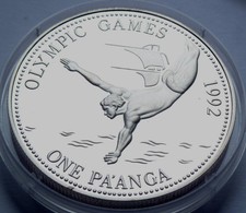 One Pa'anga 1991 Tonga Olympic