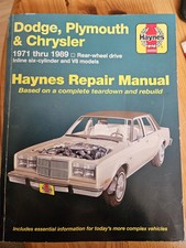  Reparaturanleitung Dodge Chrysler Plymouth Haynes