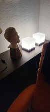 Original Joop Cube Tischlampe 2x Tischleuchte Tischleuchte NP 600€