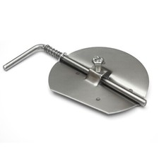 Rauchrohr / Ofenrohr 150mm - Drosselklappe blank