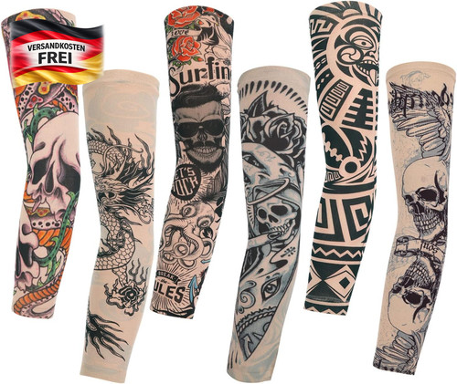 Tattoo ärmel set - set,, unisex